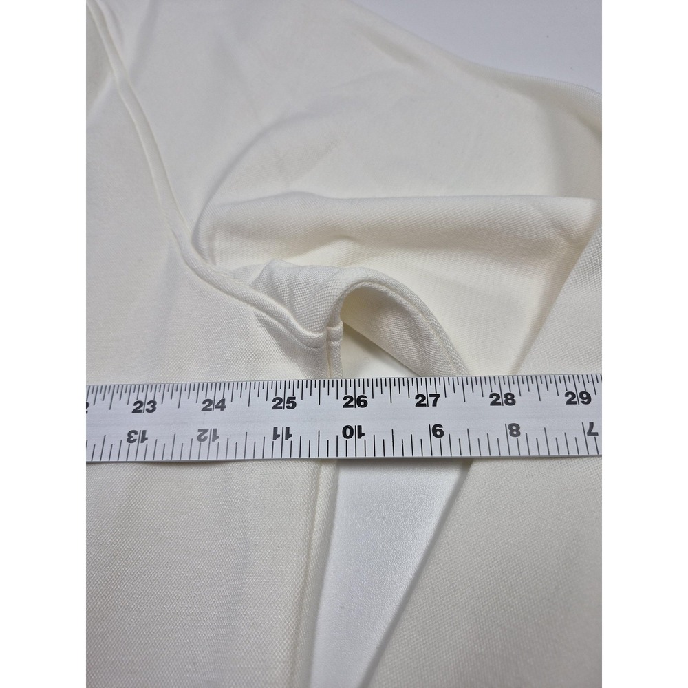VRST Rugby Polo Shirt Mens L White Pinnacle Long Sleeve Stretch Knit Performance - Picture 10 of 13